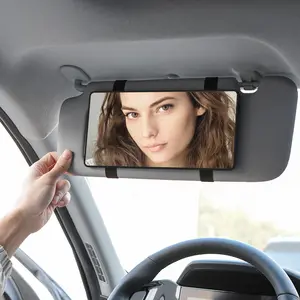 Car Sun Visor Mirror, Vanity Mirror, Car Sun Visor Mirror for Women, Automotive Interior Accessories for Car, SUV, Truck, Universal Car Accessories,Car Essentials