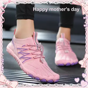 5-Finger Water Shoes Unisex Quick-Dry Aqua Beach Shoes for Swimming, Beach, Hiking & Jump Rope Sneaker Runner Footwear Athletic Casual Training Trainer