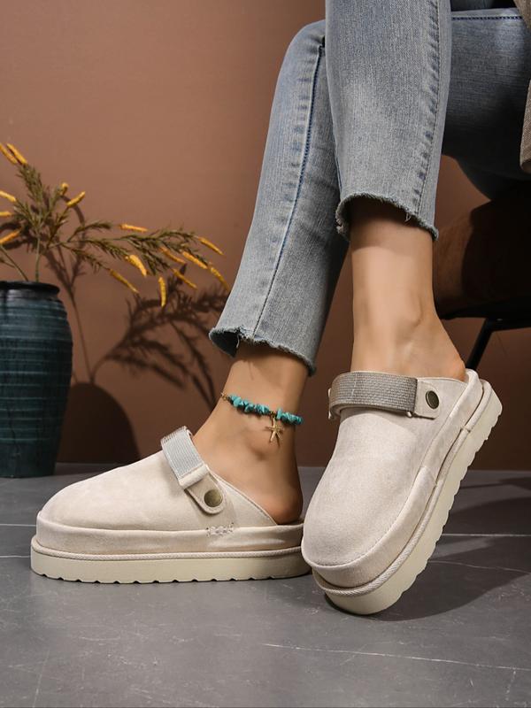 Unisex Fashion Wooden Sandals, Adjustable Comfortable Women's Slippers, Ideal Daily Casual Shoes, Perfect for Home Use, House Slippers