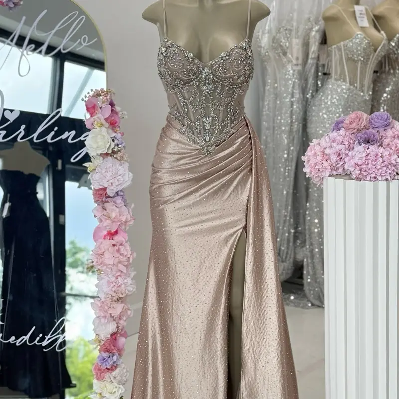 The Astrid Beaded and Rhinestone Women’s Dress