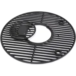 Round Grill Grate 19.5" for Akorn Kamado Ceramic Grill, Pit Boss K24, Louisiana Grills K24, Char-Griller 16620, Solid Rod round Coookin Grate Grill Grid, Cast Iron GRISUN