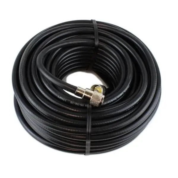 75' RG213 Base Station Coax Cable with PL-259 Connectors Pre-Installed