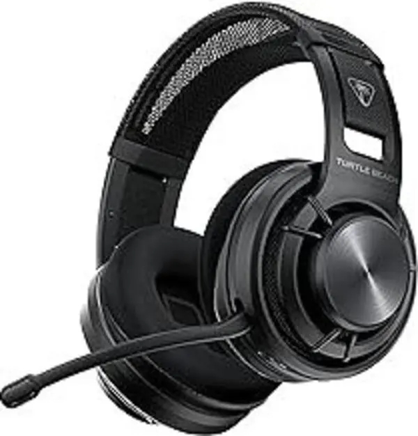 PC Accessory:  Wireless Headset- Turtle Beach Atlas Air Wireless Gaming Headset - Black:  Compatible with PC, and PS5  [GAMES ACCESSORIES] Black, PC Games