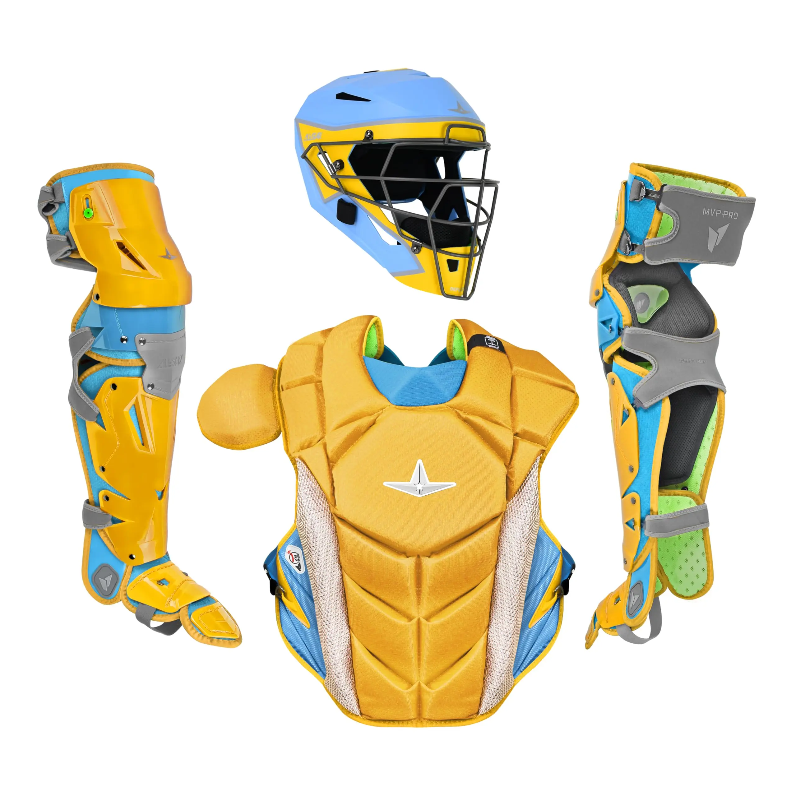 All-Star MVP-Pro Series Catcher's Gear for Baseball and Softball - Small Size Kit