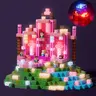200PCS Light-Up Magnetic Tiles Building Blocks Set Magnetized Construction Set | STEM Montessori Glow in Dark Toys for Kids Ages 3-5 4-8 | 3D Creative Construction Learning Toys | Birthday Christmas Gifts for Boys Girls Building Block Sets