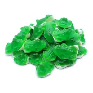 NY Spice Shop Frog Gummies Candy - Green Frog Shaped Gummy Snacks Bulk - Perfect for Party Decoration & Treats