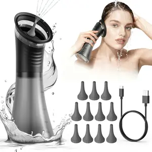 【HOT】Electric Ear Wax Remover & Cleaner Kit Ear Irrigation System with High-Efficiency Flushing System & LED Display - 3 Pressure Settings & 11 Earpiece Tips for Safe Ear Canal Cleaning，IPX7waterproof,Ideal Gift for Famliy & Personal Hygiene Care