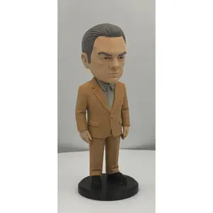 Johnny Sack Crime Family High-Quality Caricature Statue - TV Mob Drama Collectible, Approx. 10.5" Mini Sized Product with Exaggerated Face Figurine