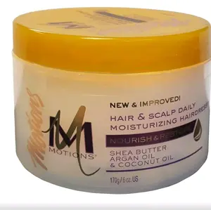 Motions Nourish & Care Hair & Scalp Daily Moisturizing Hairdressing 6 oz with Shea Butter Argan Oil & Coconut Oil
