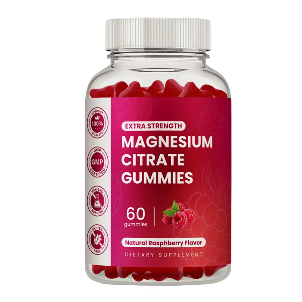 Magnesium Glycinate Gummies GABA & Probiotic Calm Support 60 Count