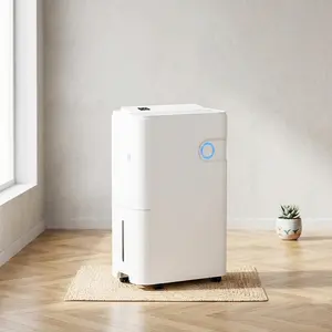 Pint Dehumidifier for Basement and Large Rooms, 70 oz Water Tank, with Pump, Auto Shut-Off, and Intelligent Humidity Control
