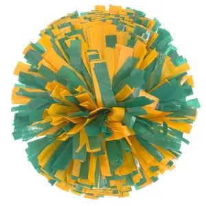 2 Color Plastic Stock Poms - Adult