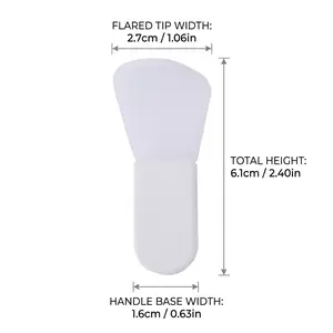 3pcs Face Mask Applicator Brushes, Silicone brush body evenly smears various facial mud products