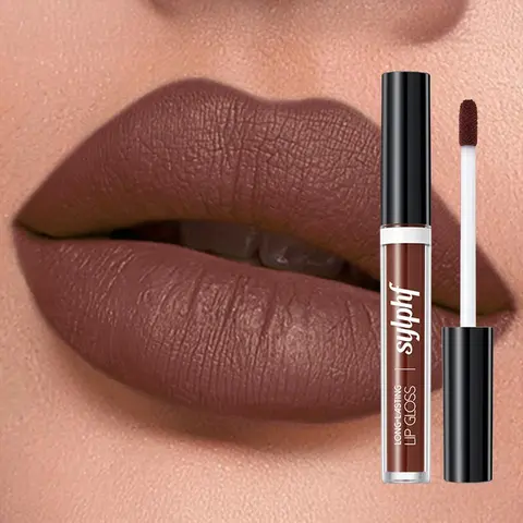 Long Lasting Matte Liquid Lipstick, 1 Count Moisturizing Lipstick, Easy Coloring Lip Sticks, Suitable for All Occasions Lip Makeup, Girls and Women Makeup Accessories, Everyday Lip, Gloss, Soft Matte Lipstick, Cosmetics Products