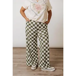 Checkmate Pants - Olive
