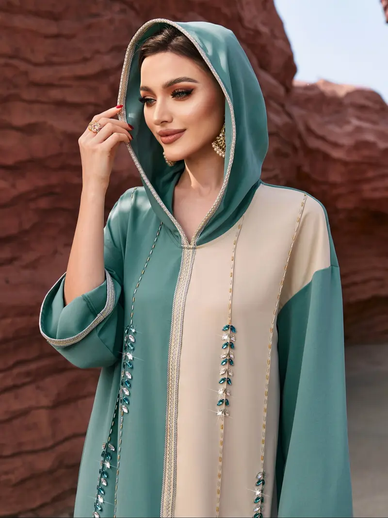 sachin and babi light blue dress Turkish Linen Maxi Abaya Dress with Pockets