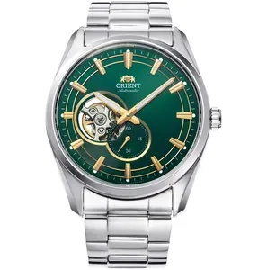 Orient Men's Contemporary 40mm Automatic Movement Mechanical Watch - Round Case, Stainless Steel Clasp, Fashion Men's Wristwatch