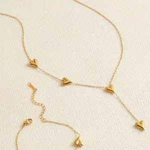 Set Elegant stainless steel