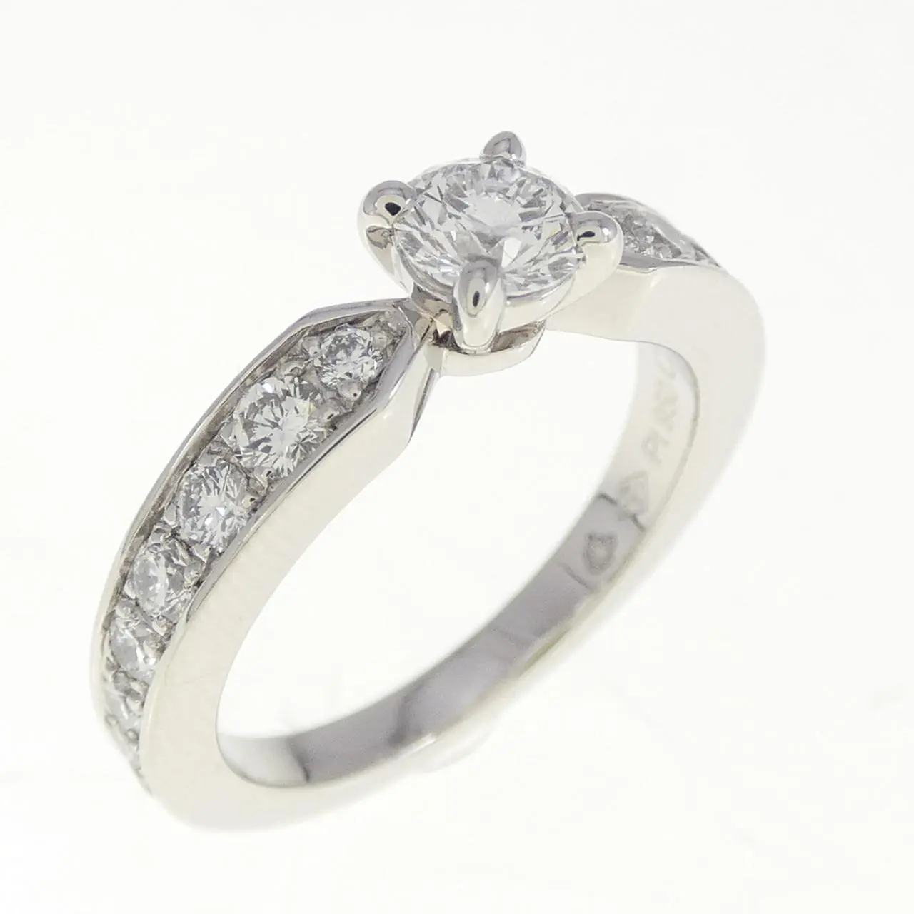 Chaumet Plume Platinum Ring Size 8