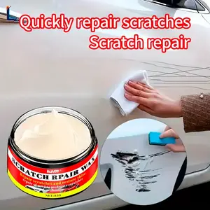 Nano Technology Car Scratch Repair Wax Kit, 85g Auto Paint Scratch Removal Polish Set, Removes Swirls & Enhances Glossy Finish