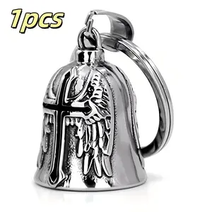 Motorcycle Bell Knight Guardian Bell Gift, Suitable for Motorcycle Bicycle Pet Decoration, Bell Keychain Ornament, Collectible Keychains