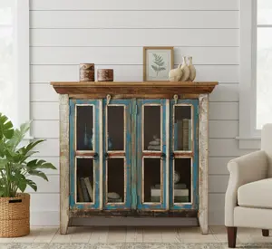 La Boca 4 Door Curio Cabinet