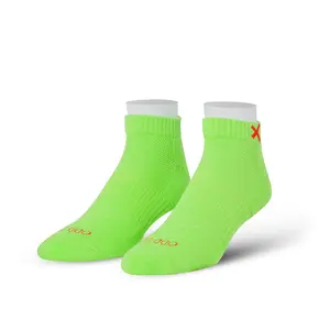 Neon Green Basix Fashion Men's Ankle