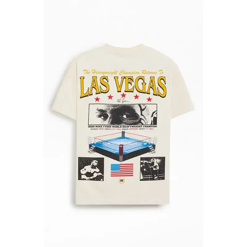 Men's Mike Tyson Return To Las Vegas T-Shirt - Multicolor