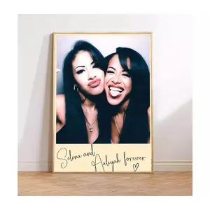 HOT!!!Selena & Aaliyah Forever Photo Booth Poster