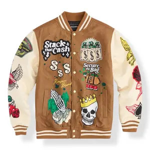 RER5-002 - Stack that Cash Varsity Jacket