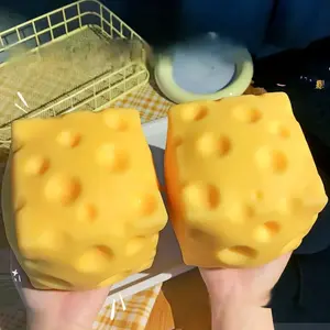 2-Pack Cheese Stress Balls – Squishy Fidget Toys for Kids & Adults, Fun Novelty & Gag Gift