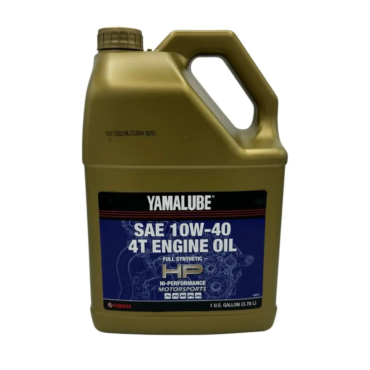 Yamalube 10W-40 Full Synthetic 4T Hi-Performance Engine Oil LUB-10W40-FS-04