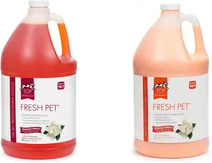 Fresh Pet Dog Cat Shampoo and Conditioner Pairs Reduces Mats Tangles Adds Sheen Two Bottle Combos for Less (1 Gallon Pair)