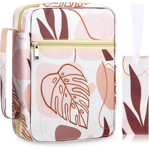 Cover Case for Women 10'' Floral  Cover Case Women Portable Protective Bag for  Study Supplies(Boho Style)