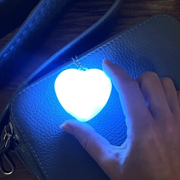 Purse Light Touch-Activated LED Keychain Rechargeable Bag Accessory for Purses Totes Diaper Bags Find Your Stuff Instantly with Clip Handle