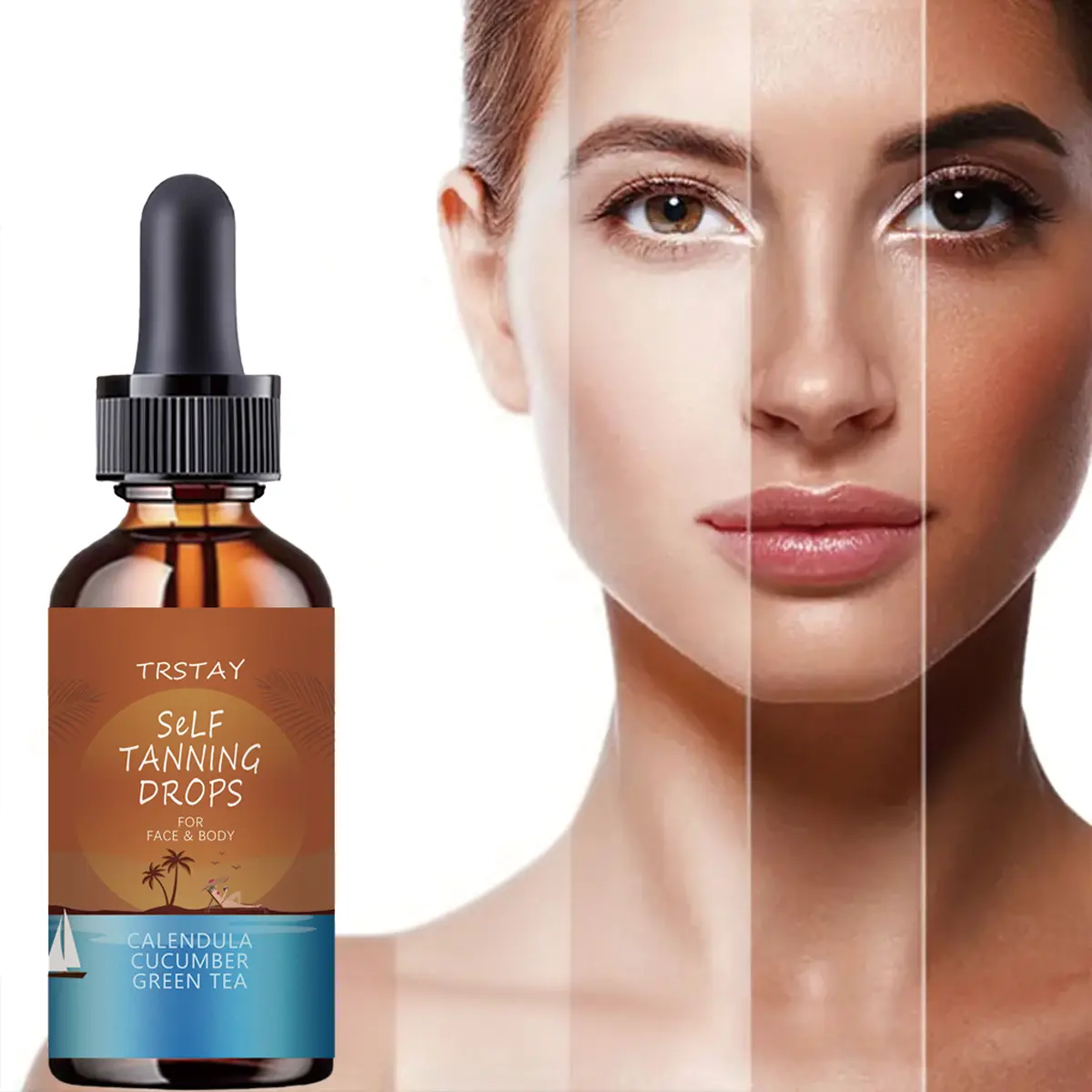 Moisturizing Essential Oil For  Feeling Keeps Skin Fresh Breathable Natural Sunbathing Metallic Texture Healthy Energetic Essence Oil Hydrating Moisturizing Body Oil For Glowing Skin
