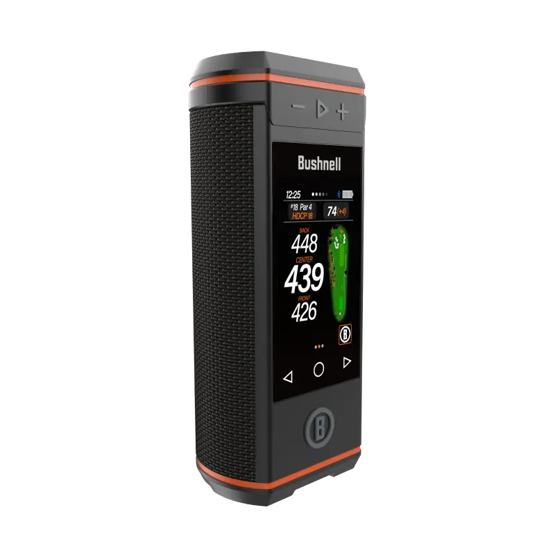 Bushnell Wingman HD Bluetooth Golf Speaker, 3.5” Color HD Touchscreen, 360° Premium Audio – Portable Golf Accessory for Enhanced Visuals and Distances, Golf Accessories
