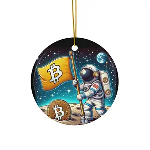 Bitcoin Moon Ornament