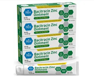 MED PRIDE Bacitracin Zinc Ointment, 4 Pack of 1 oz Tubes – Bulk First Aid Ointment for Cuts, Scrapes, Minor Burns & Wounds – Infection Prevention & Skin Healing Protection