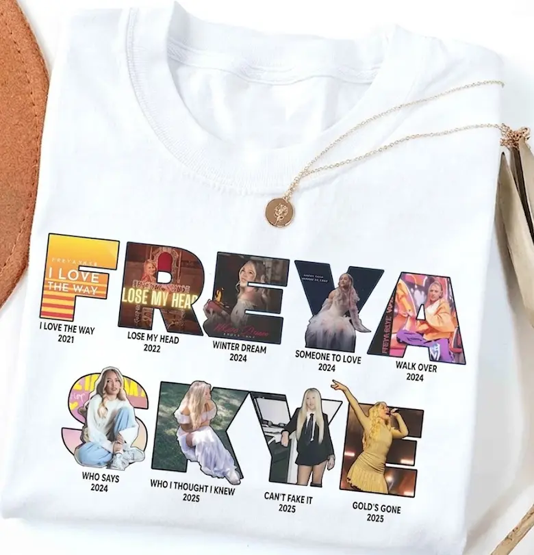 Freya Skye Silent Treatment Shirt, Stars Align Tour 2026 Festival Tee, Zombies 4 Nova Bright, Concert Music Tee