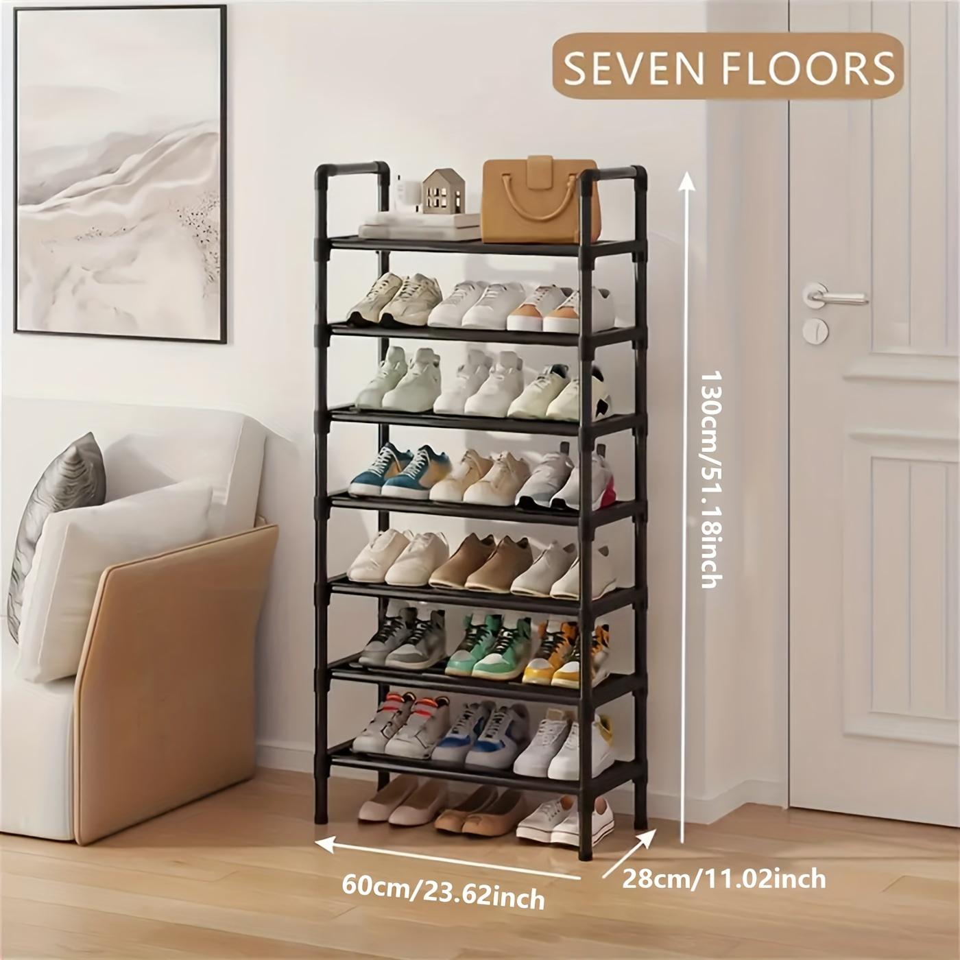 Home Shoe Rack Simple Household Rack Suitable For Door Rentals, Dust-proof, Simple Small  Shoe Storage , Sturdy And Economical Shoess Rack