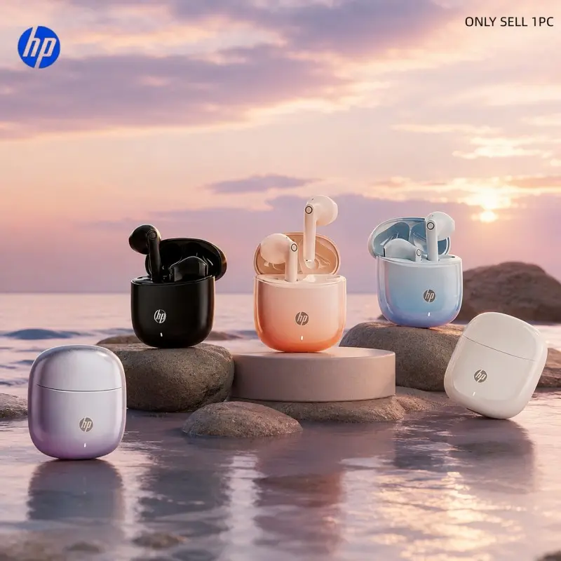 Hp New TWS Wireless Earbuds, High-Quality Sound, Single-Sided Use, Comfortable Fit, Compatible with iOS & Android, Ideal for Daily Sports, True Wireless Earphones