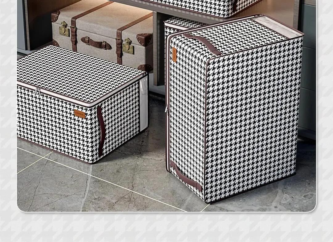 Thickened Non-woven Quilt Storage Bag For Household High-capacity Clothing Clothes Packaging Bag Organizing Luggage Bag