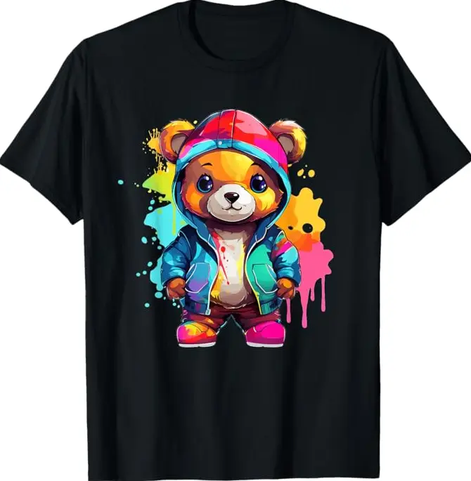 Colorful Teddy Bear T-Shirt