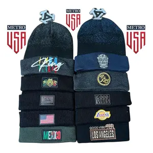 UNISEX CUFFED BEANIES , VARIETY OF COLORS AND DESIGN, EMBROIDERED/ KNIT/ ACCESSORY TO KEEP YOU WARM THIS WINTER