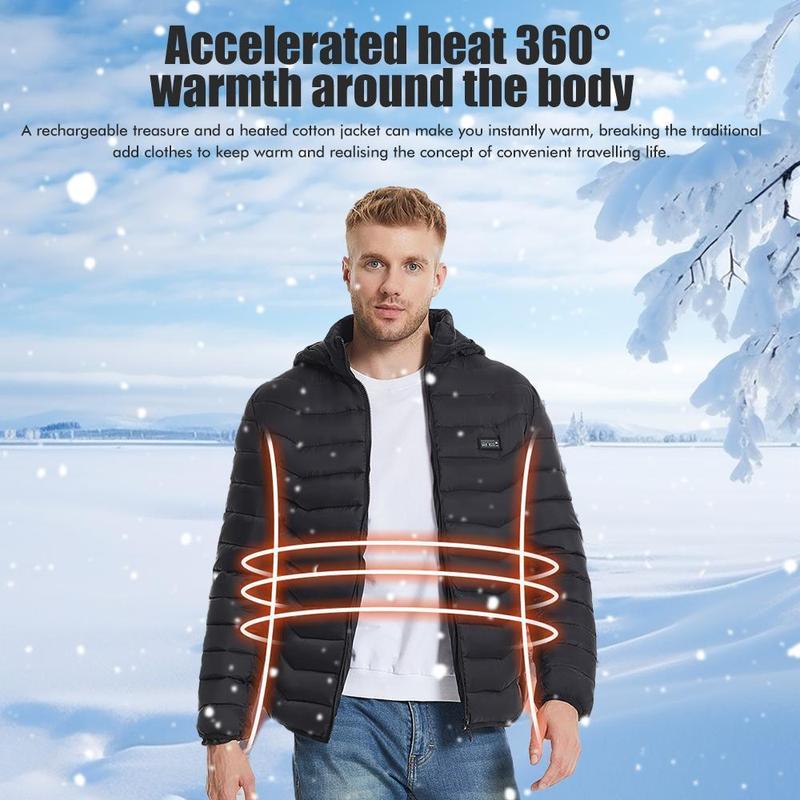 Men's Heated Vests, Jackets Men's and Women's Heated Jackets are adjustable in size, and warm jackets