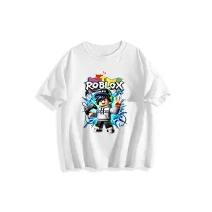 Roblox Kids T-Shirt, Cool Gamer Avatar Graphic Tee, Boys Girls Sport Short Sleeve, 2026 Summer Casual Top, Perfect for Birthday & Gaming Parties