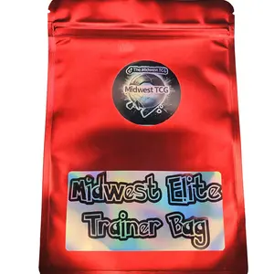 Midwest TCG Elite Trainer Bag- 3 Hits IR AR EX Vmax Vstar- 3 Booster Packs- 3 Vintage Trading Card's - 35 mixed cards Holo / Reverse Holo - 2 Custom Holo Stickers