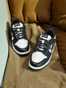 New Low-Top Sneakers Unisex Casual Shoes, Versatile Lightning Star Design, Perfect for All Seasons, Medium Width Textile Upper