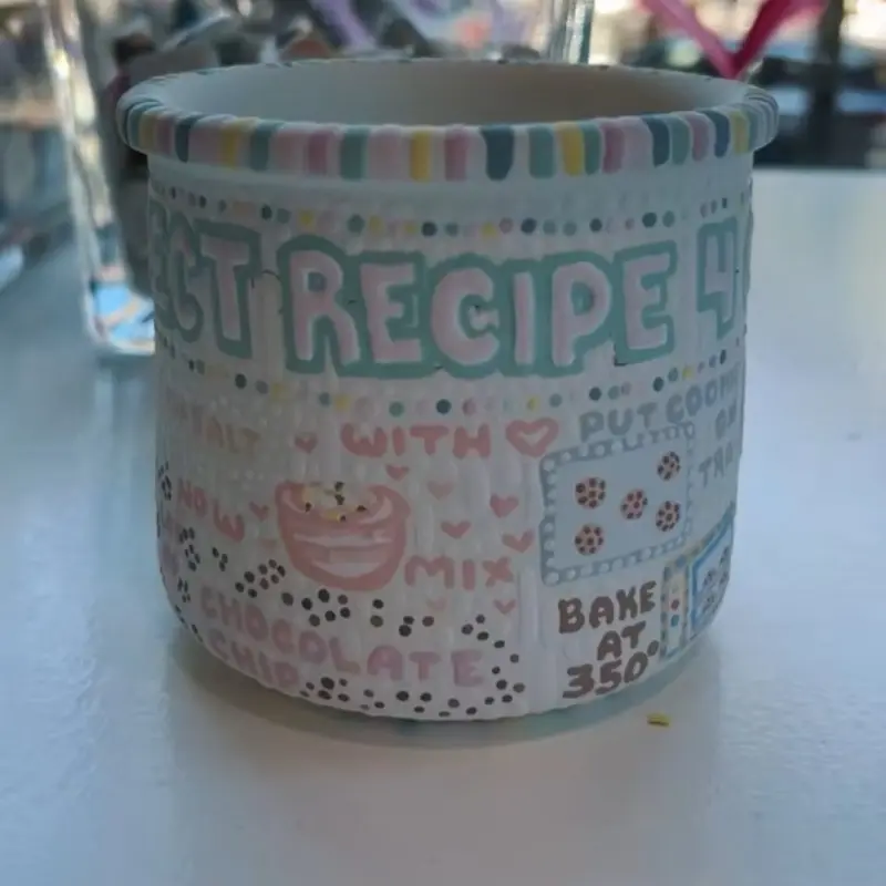 Cookies Recipe Coffee Mug - Unique Baking-Themed Ceramic Mug for Home, Coffee Lovers